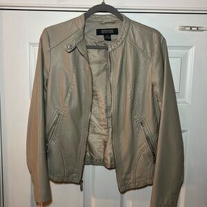 Kenneth Cole Reaction Faux Leather Moto Jacket